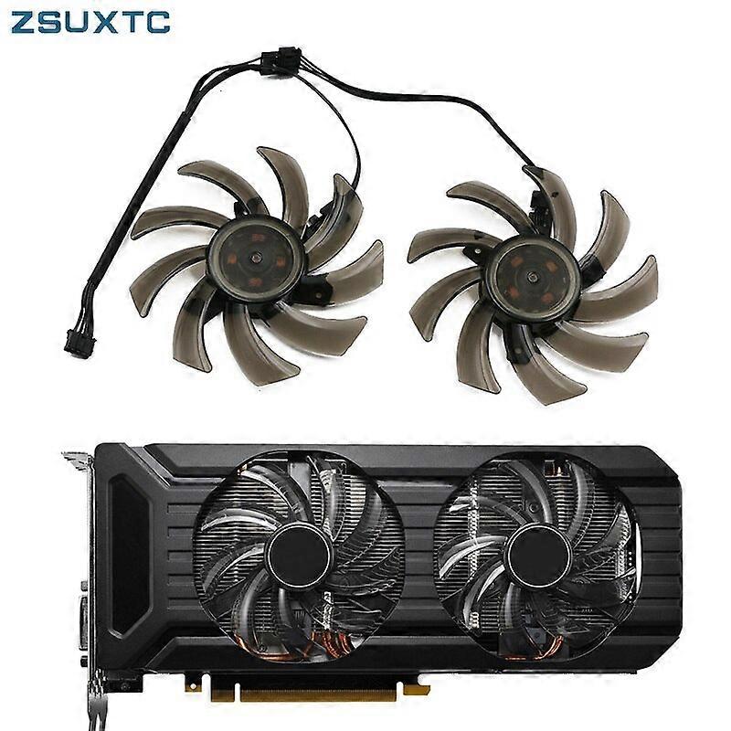 2Pcs/Set 87mm(90mm) GA91S2U,GPU Video Card Fan,For Palit GeForce CMP 30HX 6G Fan,GTX 1080 1070 Ti 1060 Dual,Replace FDC10H12S9-C