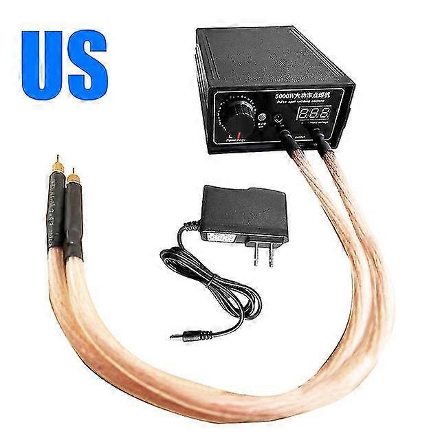 5000W 4000mah * 2 spot welder automatic trigger double pulse spot welding machine needle detachable 8.4 v  500ma