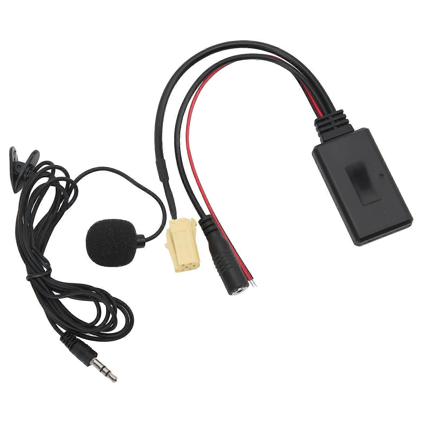 Car Bluetooth Module Radio AUX Input Handsfree Phone Call Cable with Microphone Replacement for Alfa Romeo 159