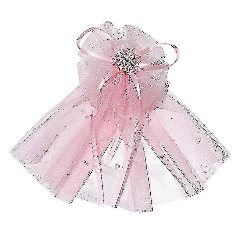 tête voile fille queue de cheval épingle à cheveux coiffe voile fée princesse cheveux arcs clips