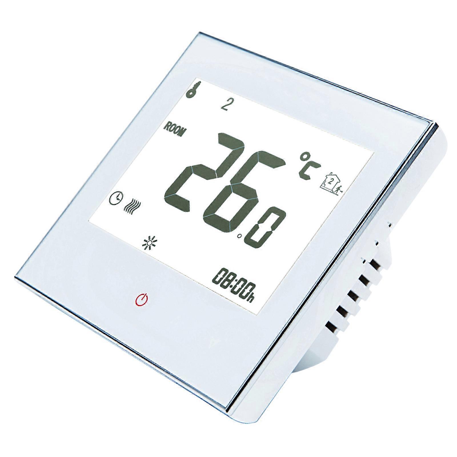 Home Programmable Thermostat for Water/Gas Boiler Smart Touchscreen Heat Only Thermostat with App and Voice Control for 95-240V Replacement for Amazon