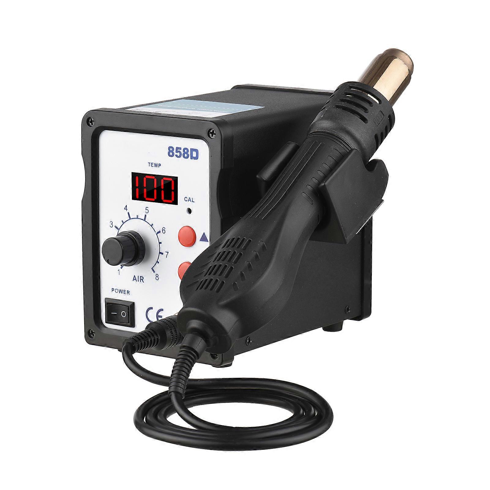 Brushless Hot Air Rework Station LED Digital 100-480 (212-896) Adjustable Air Flow 700W Portable Electric Desoldering Gun for BGA PLCC Electronics Rep
