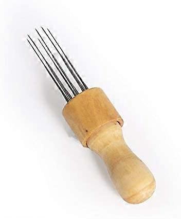 ZK- DIY Felt Tools Stamping Tools Felt Set with Solid Wood Handle Efficient Felt Tools Felt Needle Handle