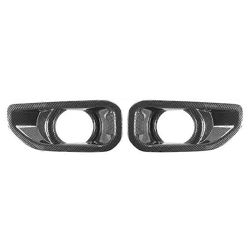 Car Front Bumper Fog Lights Cover Sticker Fog Lamp Trim Frame Decorative Sticker For Jeep Wrangler JL Sahara 2018 2019 2020-2022