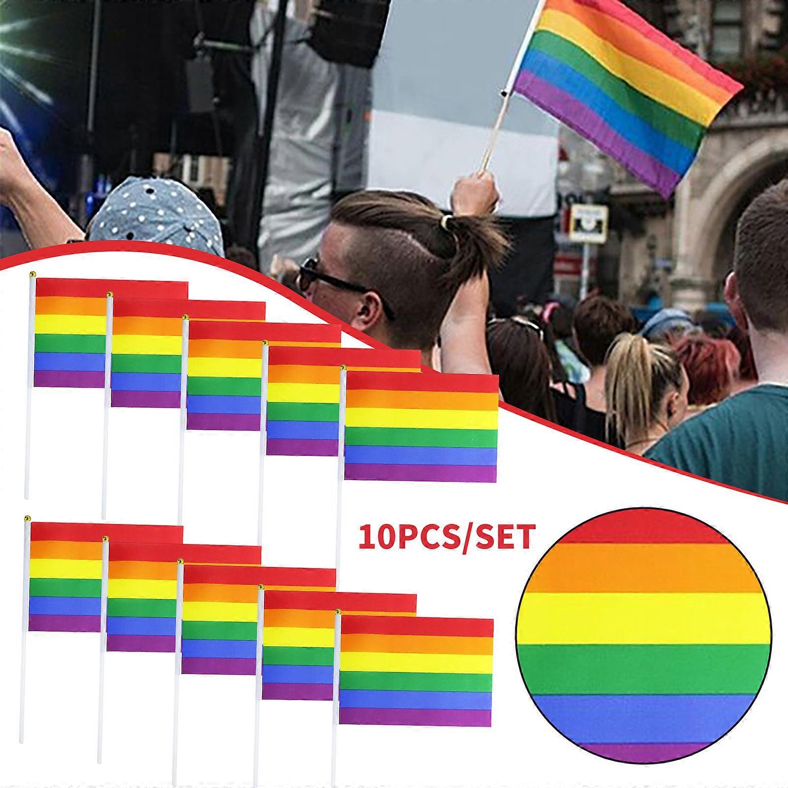 14 * 21cm Handvevade flagga Handvevade flagga Handvinkning