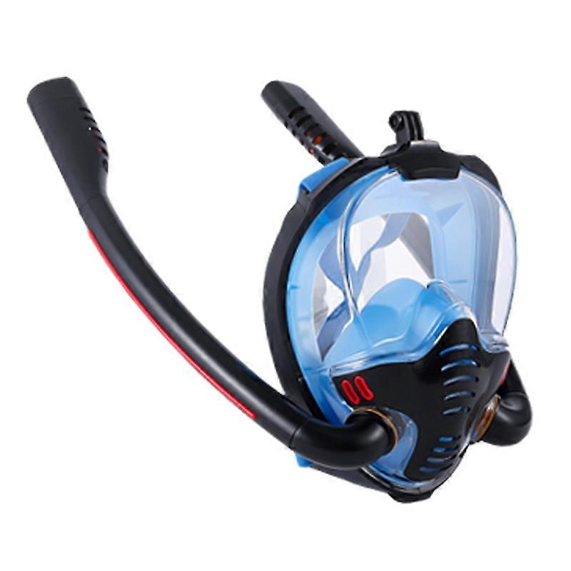 New Full face Diving Mask Double tube Silicone Full Dry Diving Mask FF RYzd