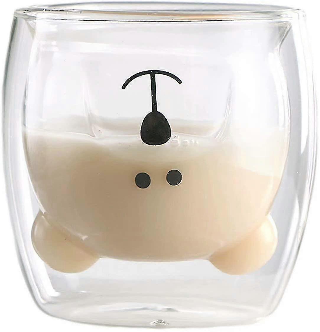 Transparent Bear Cup- Bear Double Layer Cup