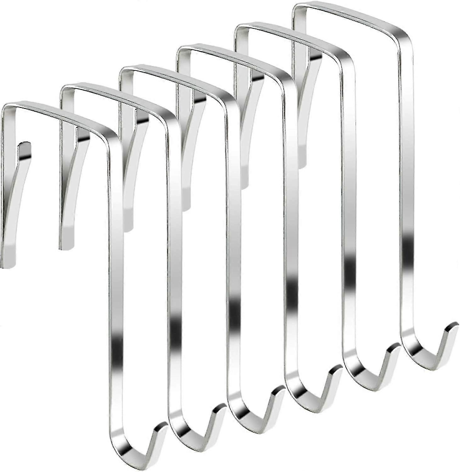10pcs Over The Door Hooks, Metal Door Hanger Z Hooks, Sturdy Over Door Hooks