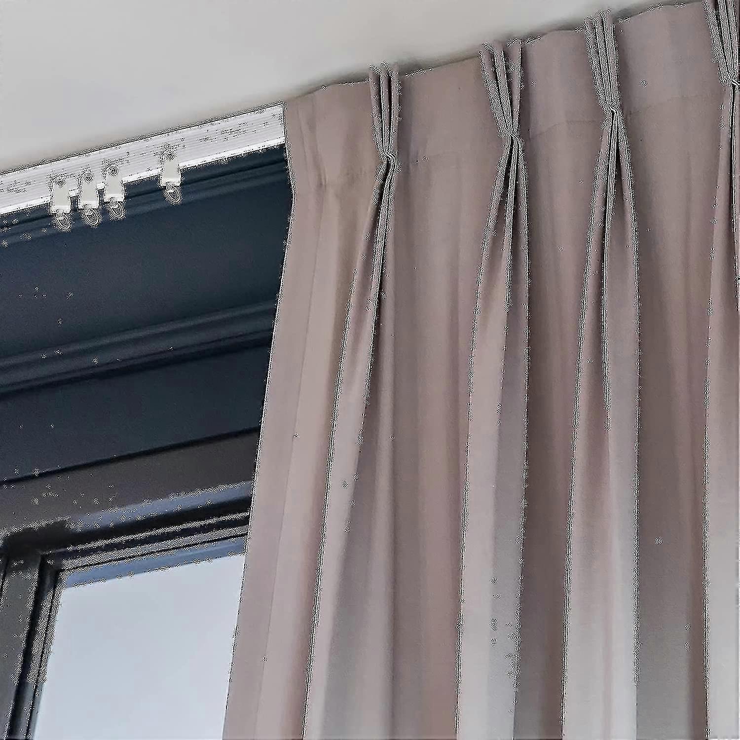 5 Meters Bendable Ceiling Curved Curtain Track Flexible Ceiling Curtain Mount Soft Windows Curved Track For Curtain Rail With Track Curtain System Bed