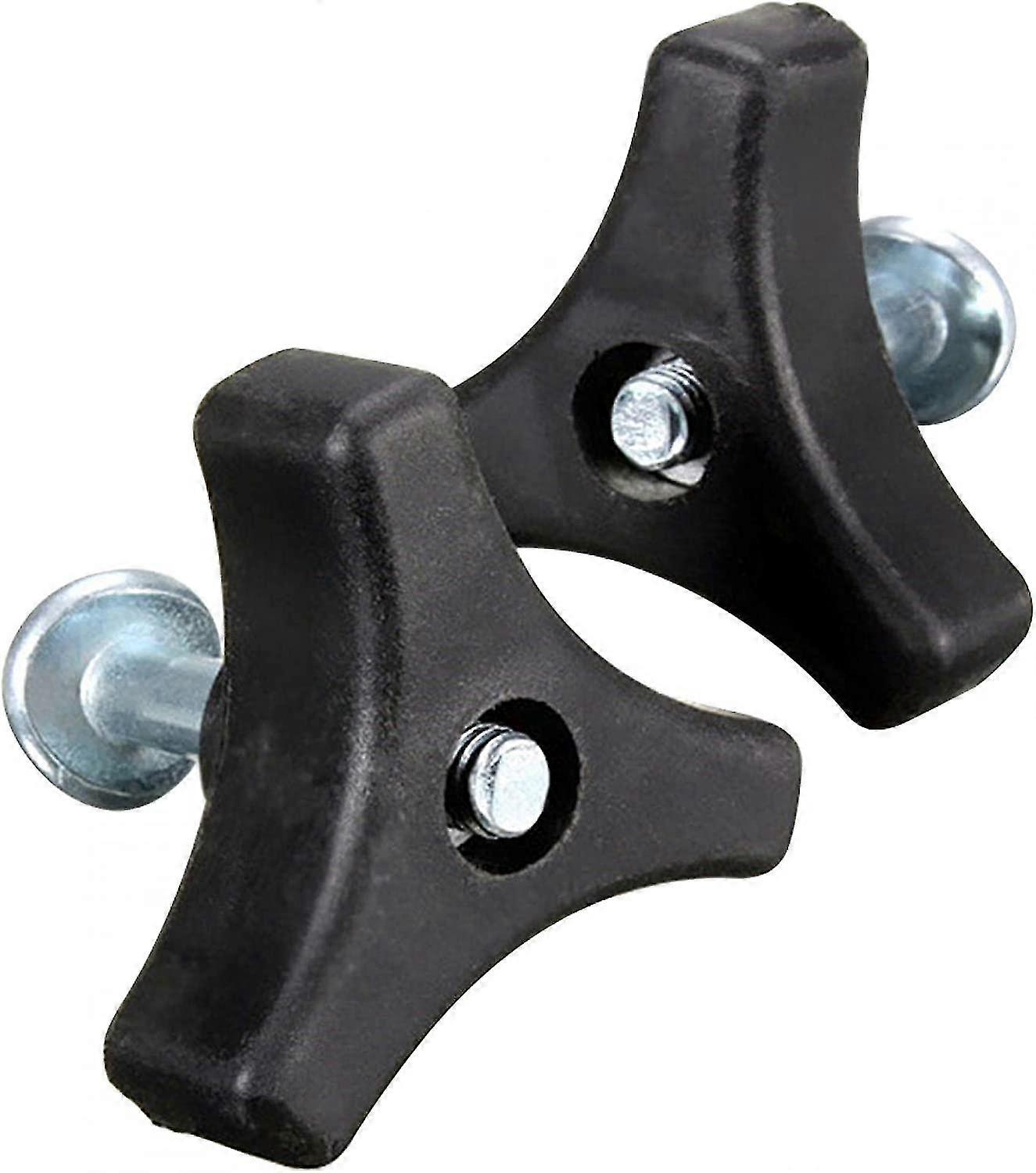 Triangle Knob Handle Universal Lawn Mower Handle Wing Nut (noir) (2pcs)