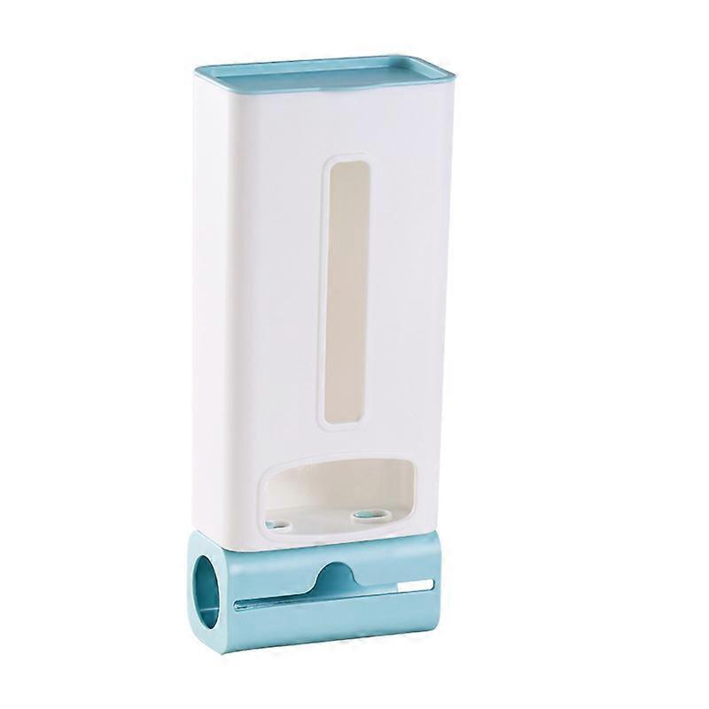 1pc Trash Bag Dispenser Wall Mounted Grocery
