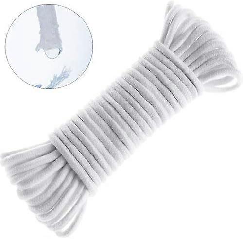 60 Feet 6mm Diameter Self Watering Capillary Wick Cord, DIY Hydroponic Wick, Self Watering Planter Pot, Automatic Water System Device