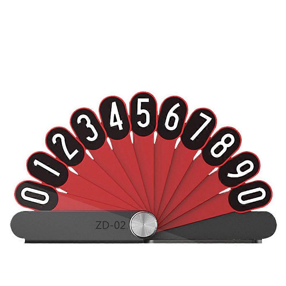 Car temporary luminous temporary stop sign digital parking card  (Ordinary Large Size)