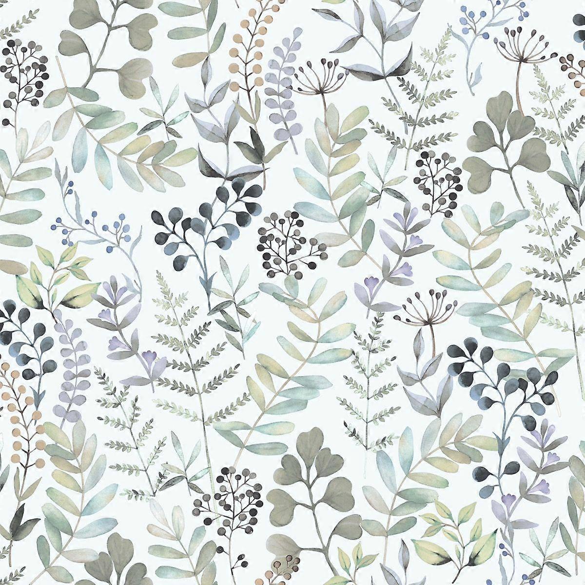 YöL Botanique Vert Papier peint - EXCLUSIF