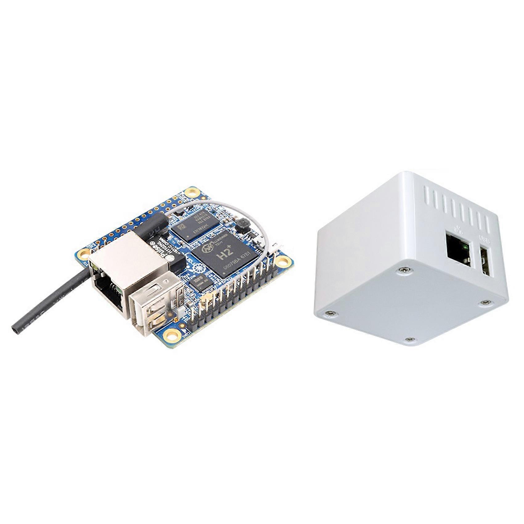 for Orange Pi Zero 512MB Development Board+Protective White Case ,H3 Quad Core Open-Source Mini Sin