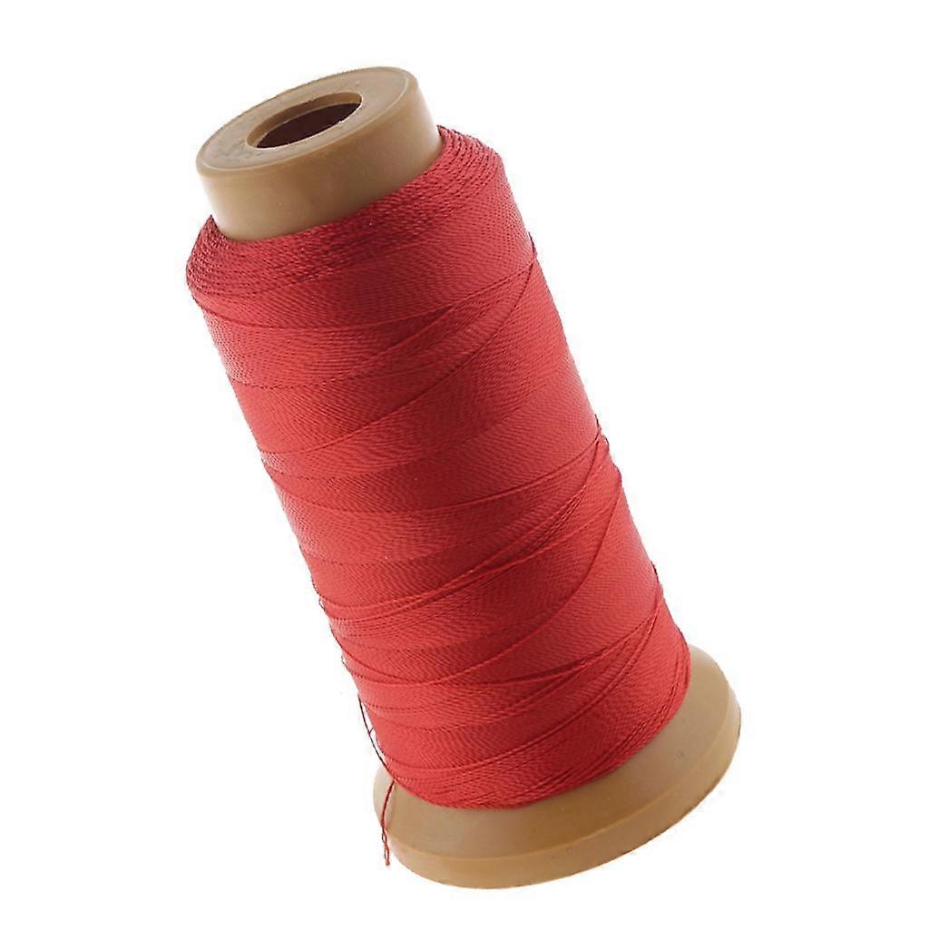 Fil à coudre tout usage en polyester 210D pour accessoire de couture 1 rouleau rouge