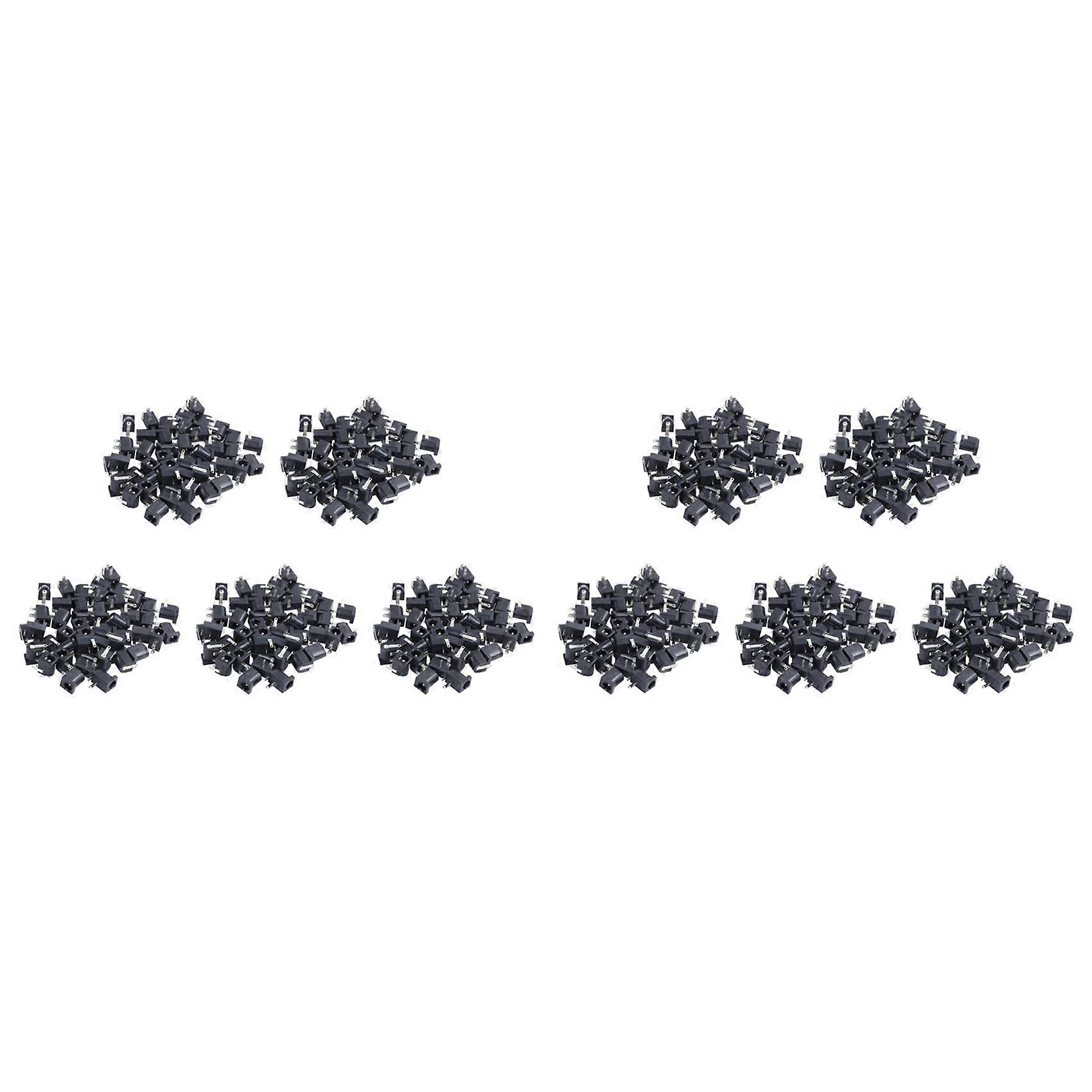 450 Pcs DC Jack Socket 2.1mm x 5.5mm Barrel-Type PCB Mount DC-005