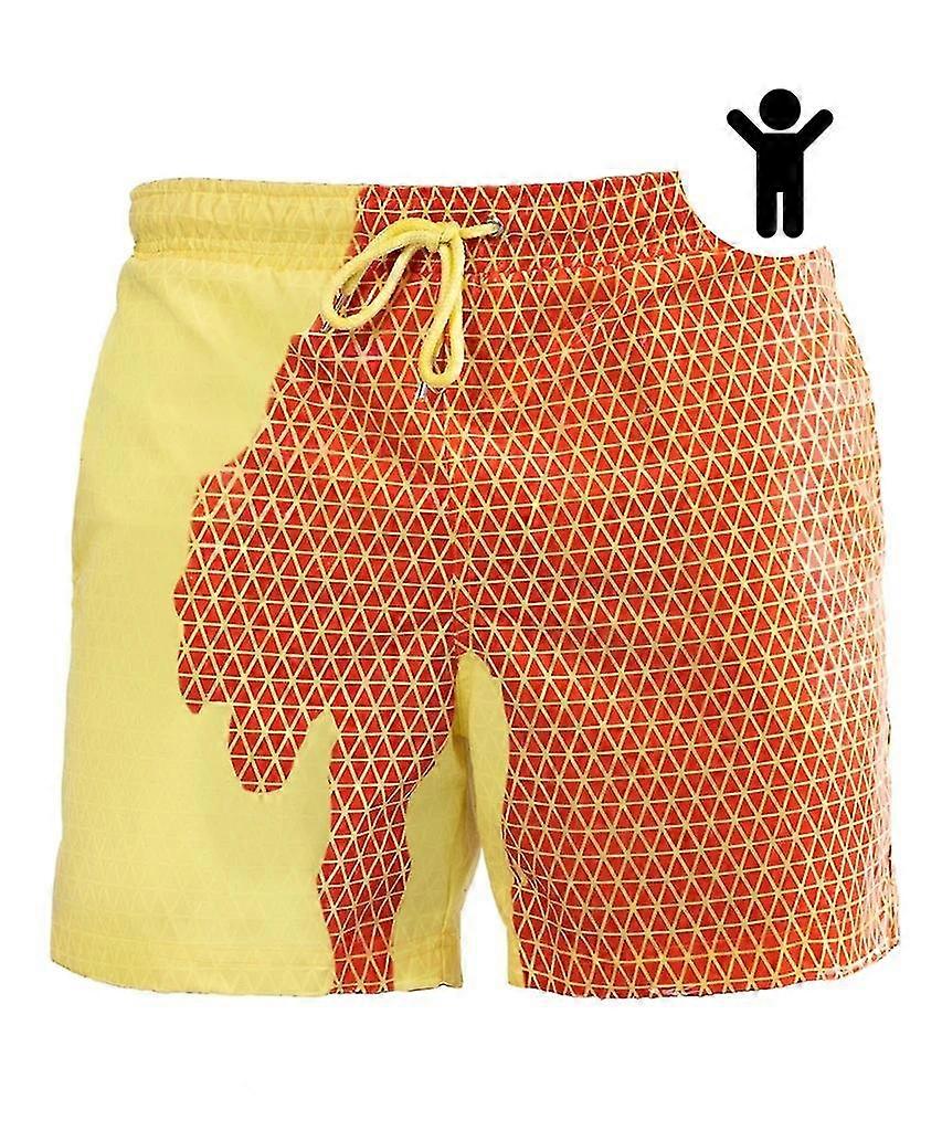Boy's Change Color Beach Shorts Maillots de bain Maillots de bain Quick Dry