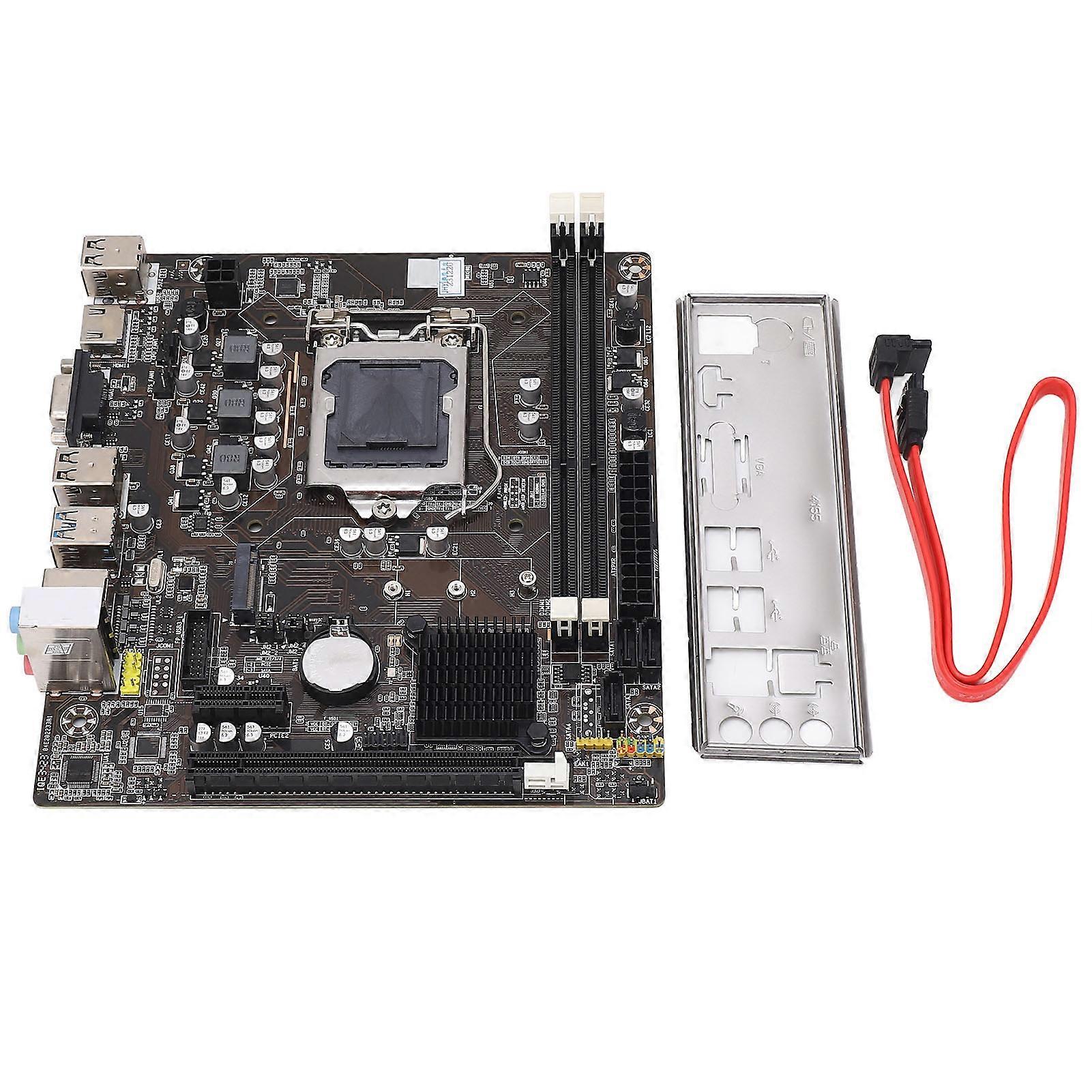 H61 DDR3 Mainboard for LGA 1155pin Dual Channel Support 16GB Memory M ATX Motherboard for Desktop PC