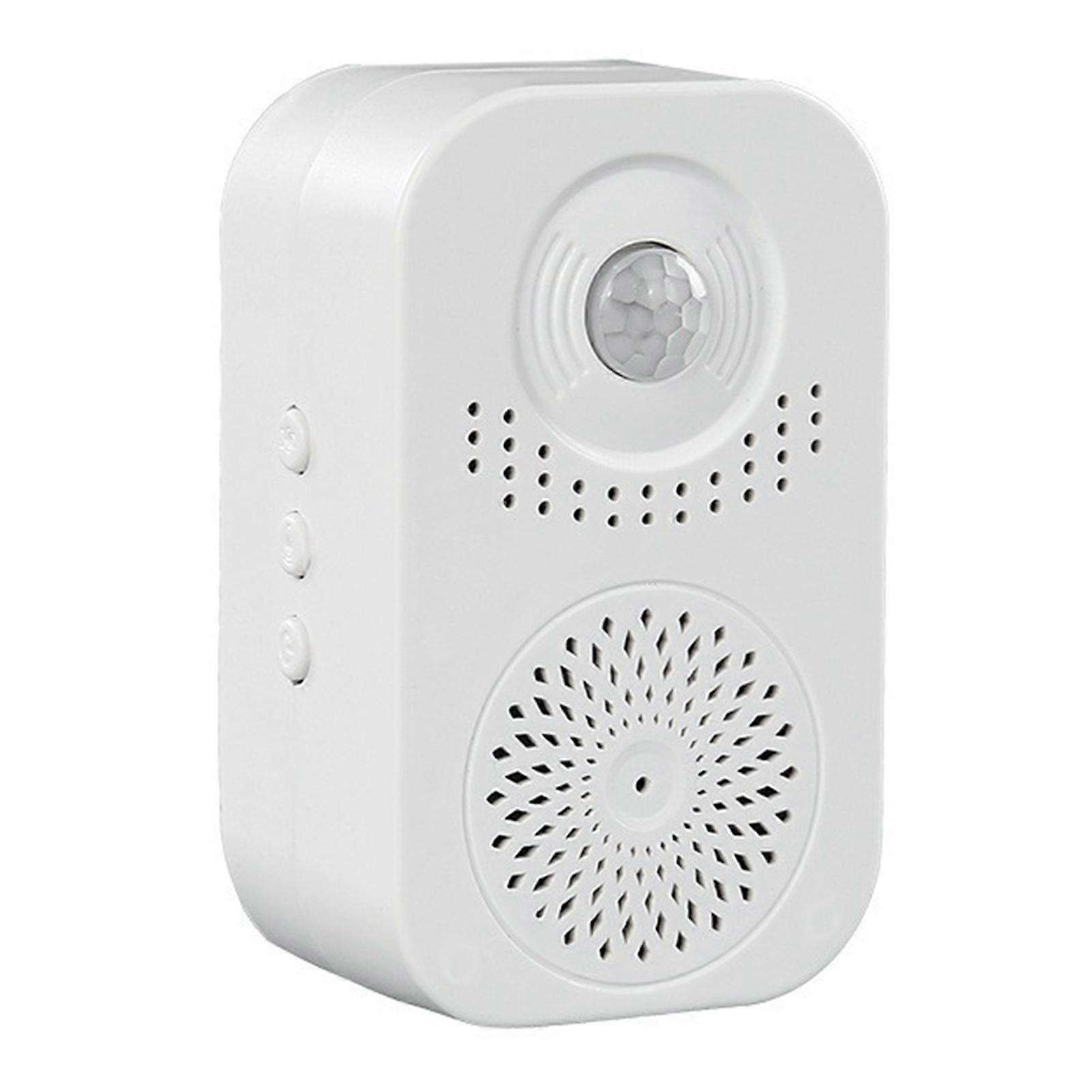 Motion Activated Voice Player, USB Charging Door Entry Reminder, Infrared Induction Doorbell Alert for Home/Office Visitors