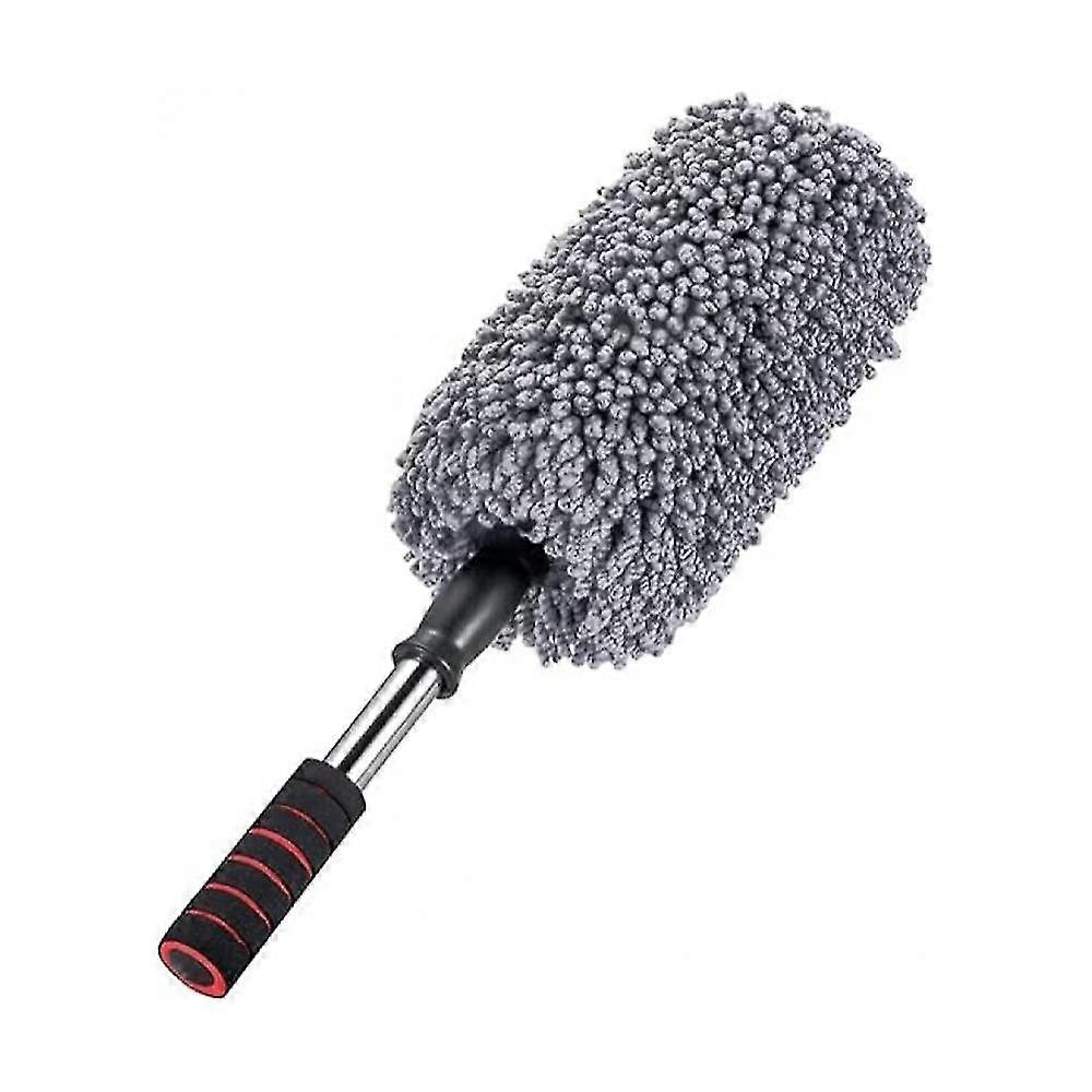 Mike Super Soft Microfiber Car Duster Exterior With Extendable Handle, Car Brush Duster For Car Cleaning Dusting