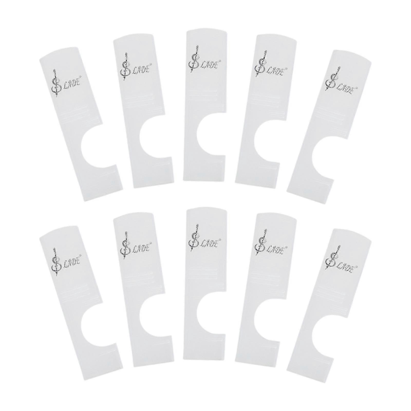 10x Clarinet Reeds Clips Portable Professional Reeds Storage Box for Beginners