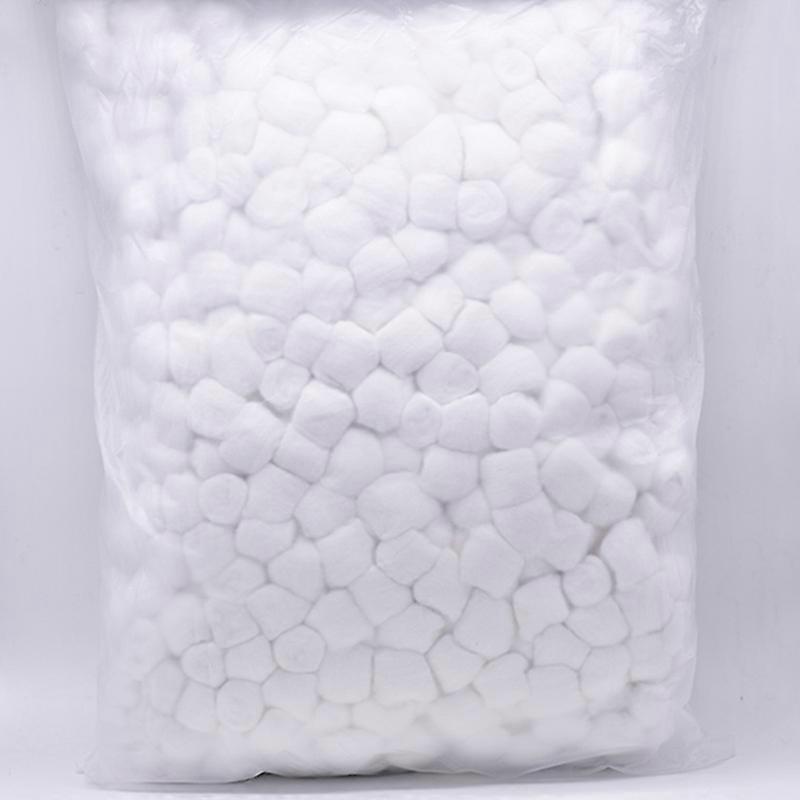 Cotton Balls 0.5KG Medium Cotton Balls, Great for Skin Prep, Wound Cleansing, and DIY Needs