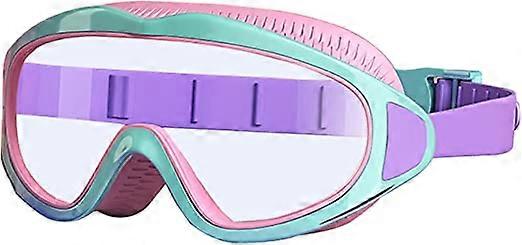 Pink and Blue Swimming Goggles for Kids - Swimming Mask for Boys and Girls Ages 4-12