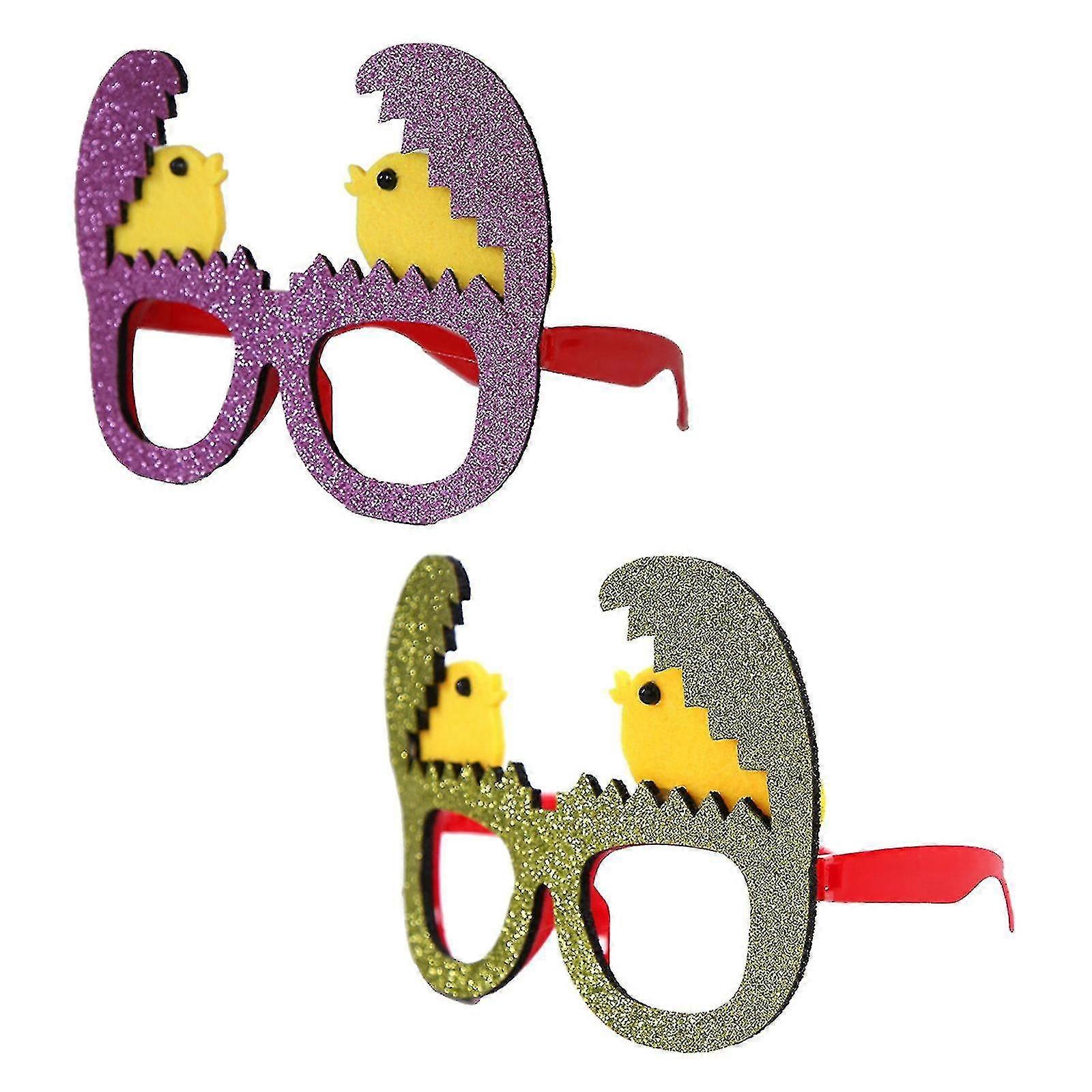 Easter Animal Glasses Easter Party Decorative Funny Glasses