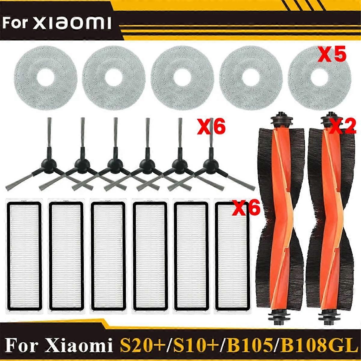 For Robot Vacuum S20+ / S10 Plus / B108GL / B105 / B108CN B113CN Parts Accessories Filter Main Side