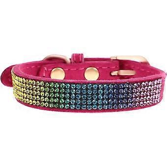 Strass-Katzenhalsband, glitzerndes Diamant-Haustierhalsband, verstellbares, abreißbares Welpenhalsband für Mädchen und Jungen, Katzen, kleine und mittelgroße Hunde, hautfreundlich (XS)