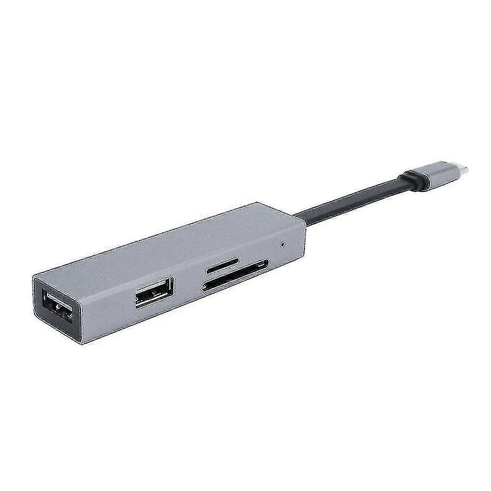 6 I 1 Usb C Hub Adapter Type-c Till Pd + usb C + usb3.0x1 + usb2.0x1 + sd