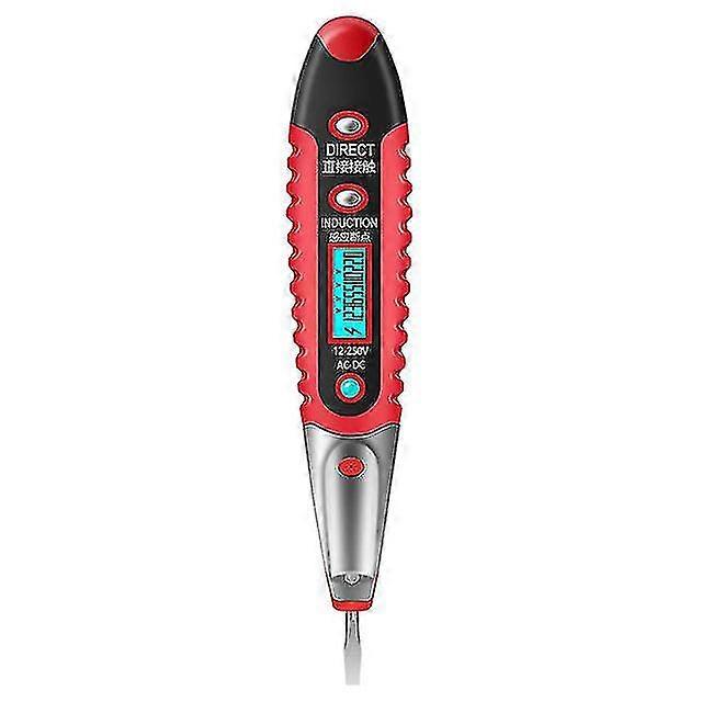 Digital Pencil Ac/ 12-250v Er Volta Detector Pen Lcd Display Screwdriver Electrician Tools