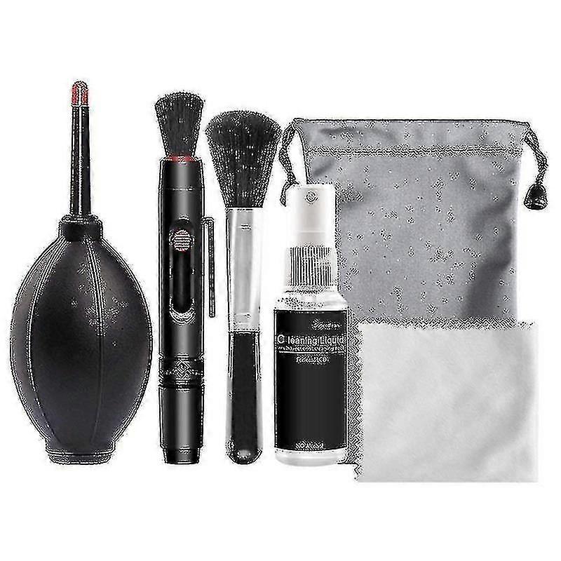 6 In 1 Camera Cleaning Kit,professional Dslr Lens Cleaning Tool With Portable Storage Bag Including