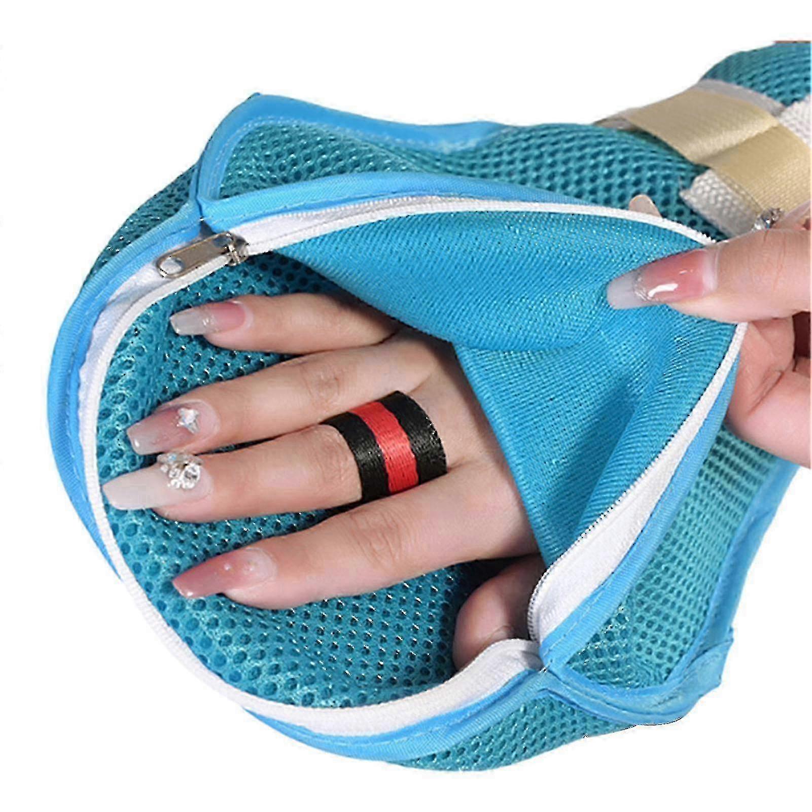 Restraint Gloves For Patient Adjustables Anti Scratch Safety Mitts For Elderly Patients