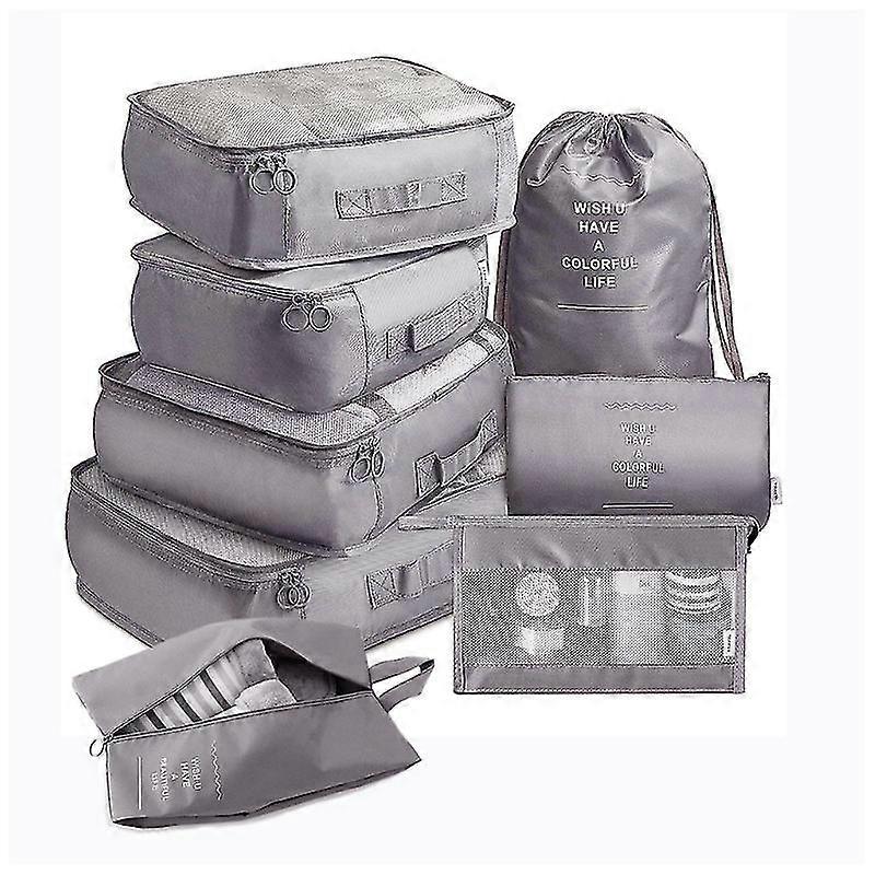 7 قطع منظم السفر حقائب التخزين الملابس حذاء مرتب الحقيبة للماء المحمولة حقيبة حقيبة التعبئة