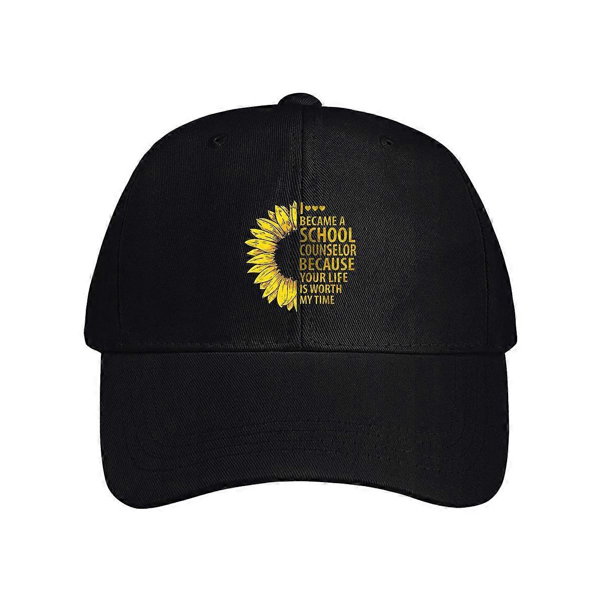 I Became A School Counselor Baseball Cap