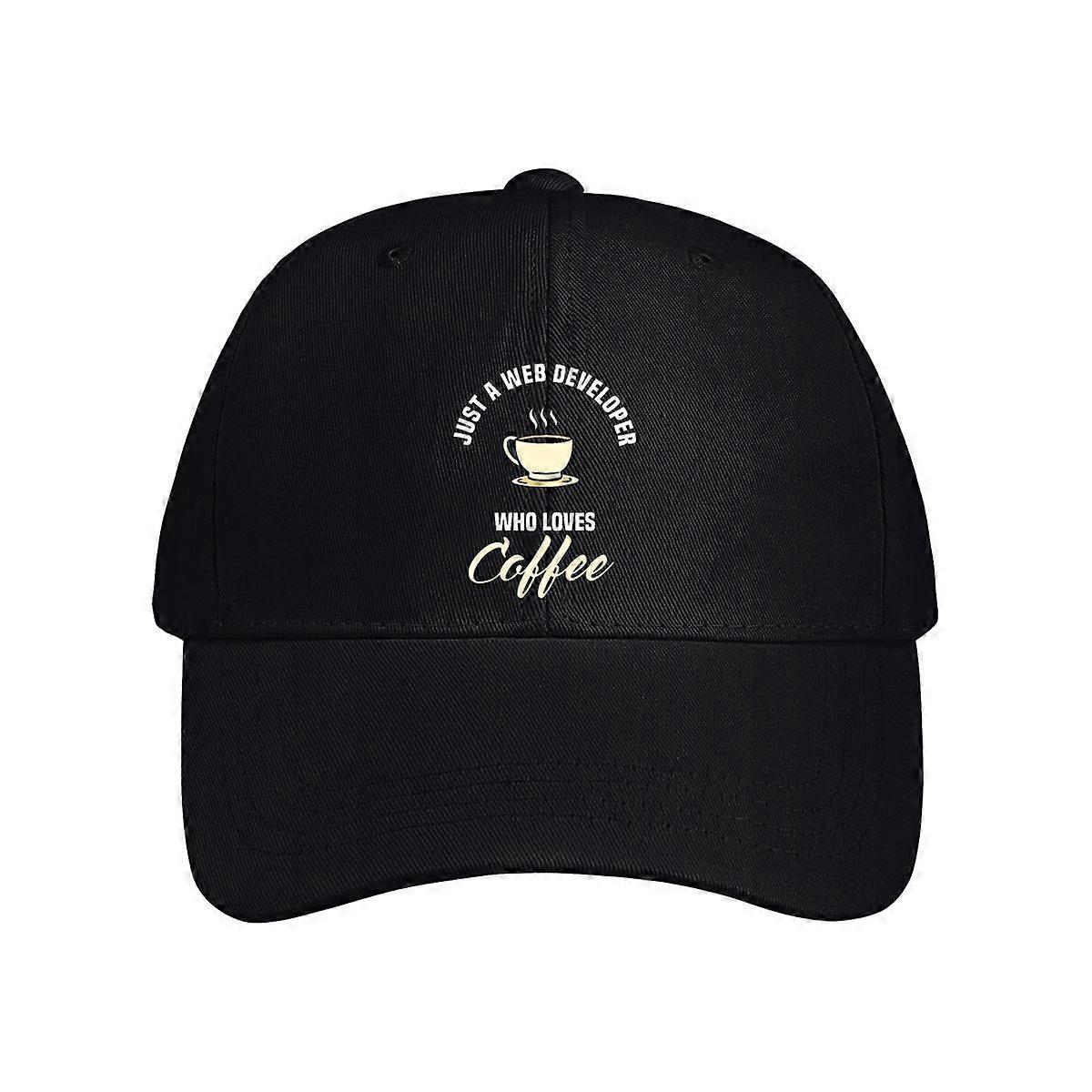 Just A Web Developer Who Loves Coffee Baseball Cap