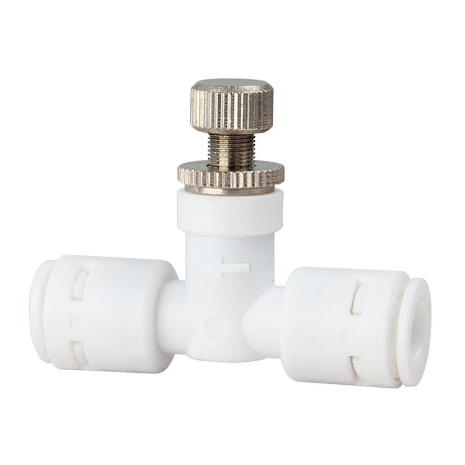 Upgrade Water Valve Micro-adjust Water Flow Regulator 1/4" Fast Connection