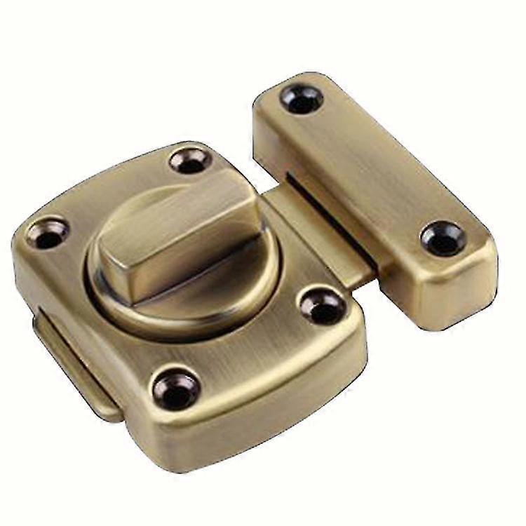 Door Latch Safety Rotary Door Latch Lock Zinc Alloy Door Revolving Door Lock With Screws For Bathroo