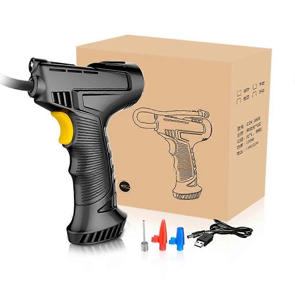 Handheld Car Tire Inflator Intelligent Digital Display Car Air Pump Compressor Quick Inflation Tyre Pressure Detection Equipment