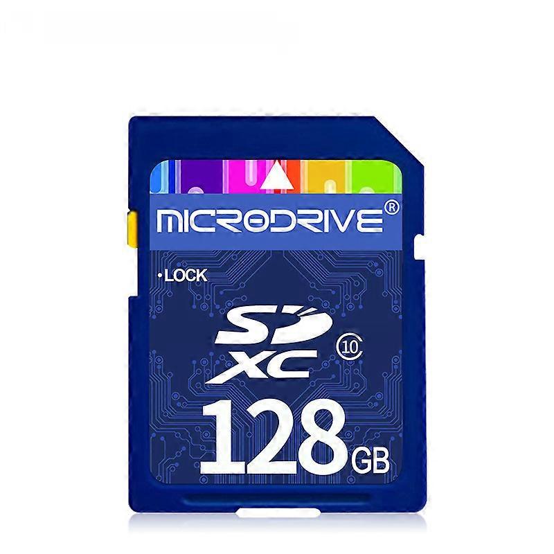 High Speed 128GB Class 10 SDHC Flash Memory Card SD Card for That can Capture Full HD, 3D, and 4K Video as Well as raw Photography.