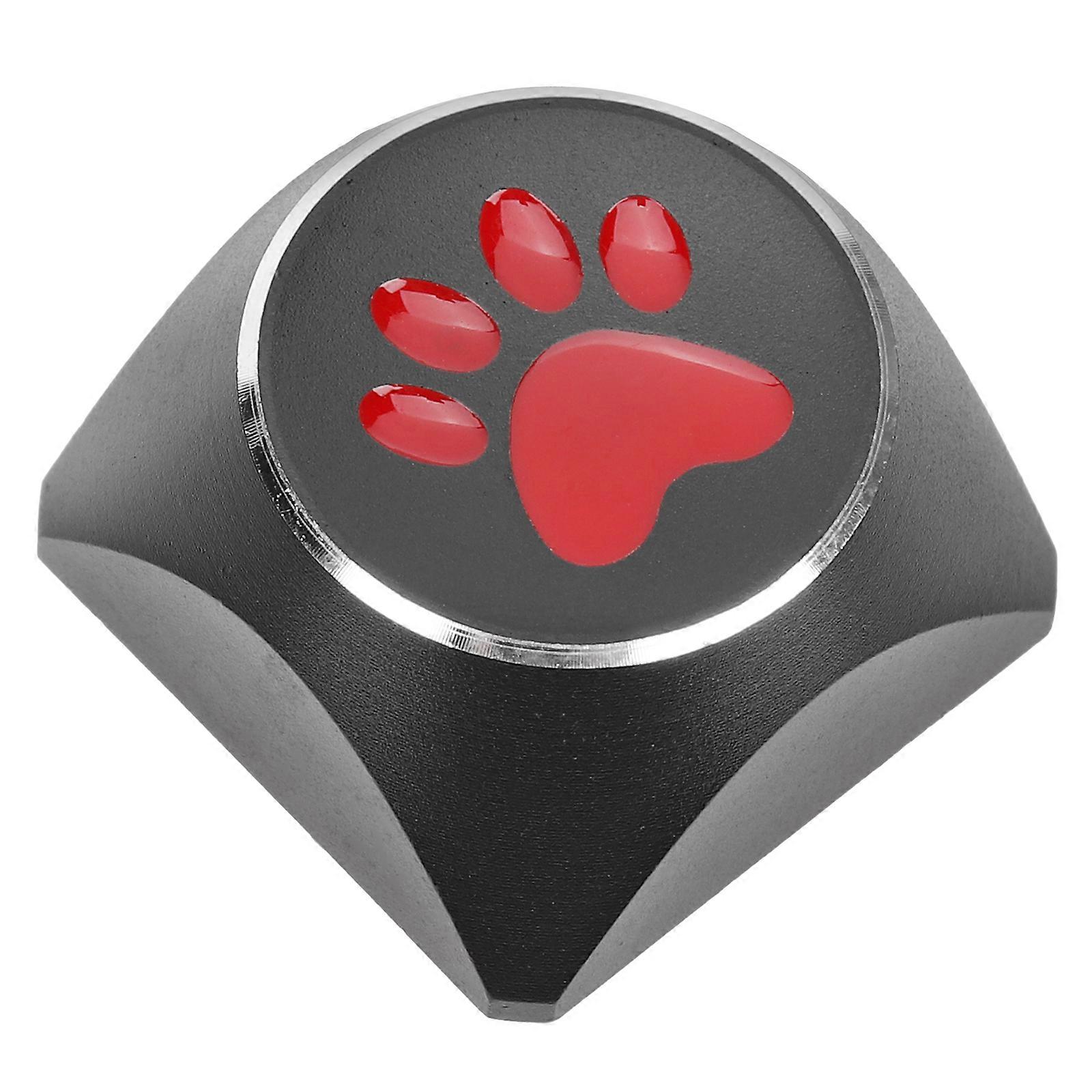 Key Cap Electroplating Aluminum Alloy Mechanical Keyboard Key Cat Paw Keycap