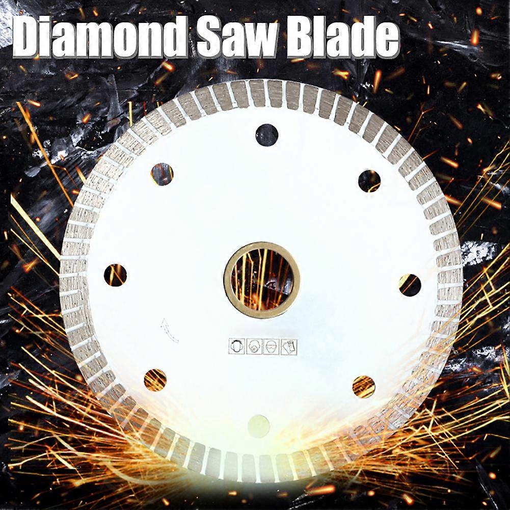 2023 New Turbo Diamond Saw Blade for Marble Granite Tile Concrete Glass Porcelain Slate Limestone - 106mm Outer Diameter