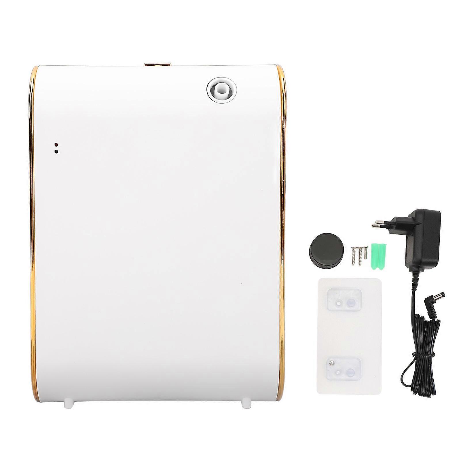 Smart Scent Machine ABS Automatic Aromatherapy Essential Oil Diffuser with Timer for Home Bathroom Hotel Office White EU Plug 110 to 220V
