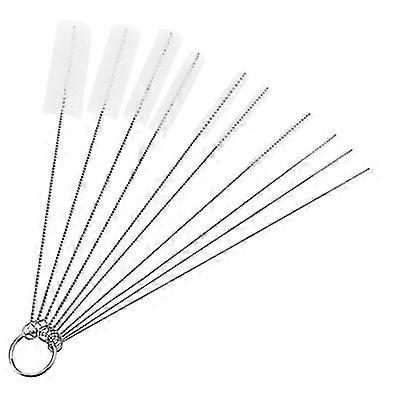10 Pcs Stainless Steel Nylon Cleaning Brush
