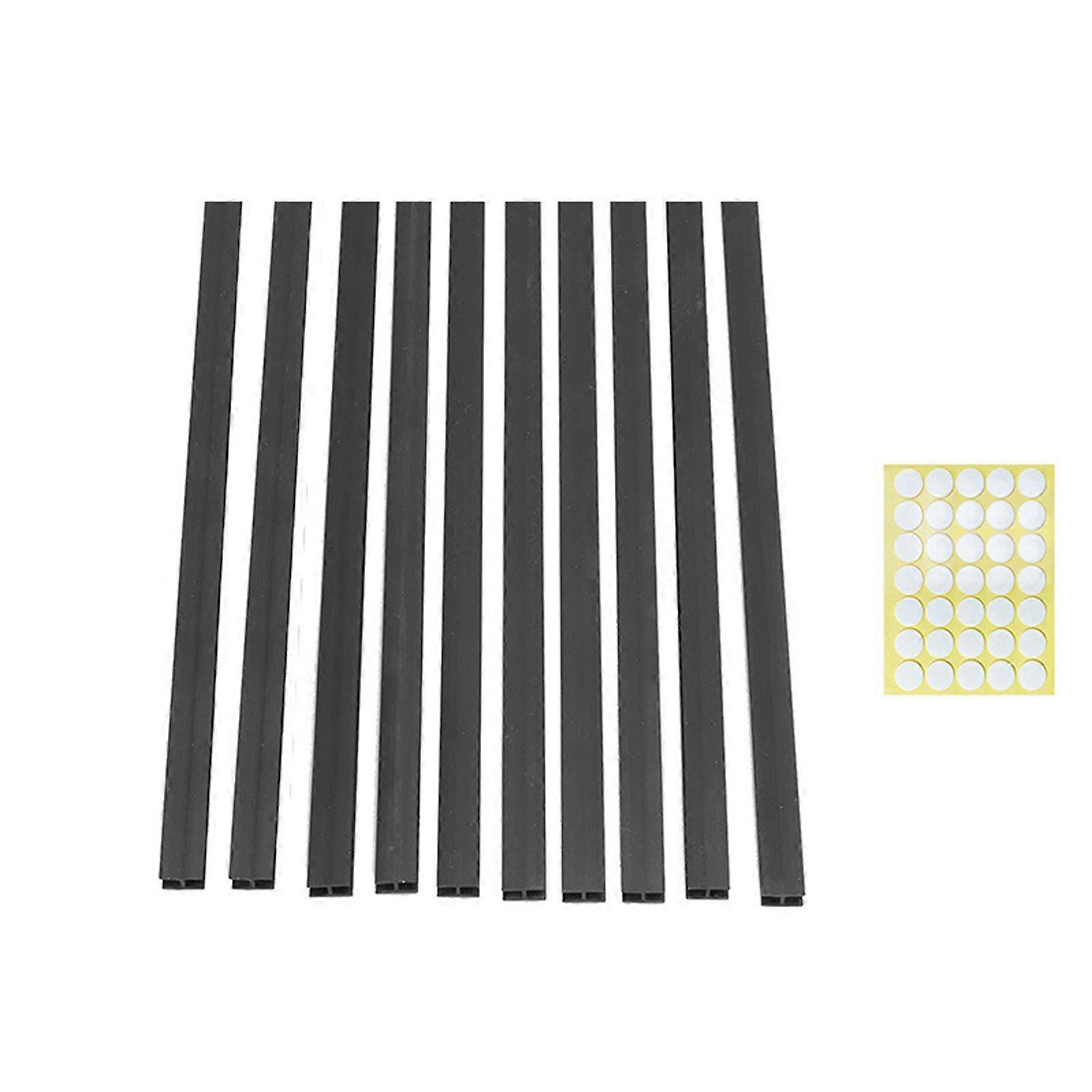 10Pcs Adhesive Coffee Pod Holder Vertically Mounted Organizer for Cafe Bar Wall