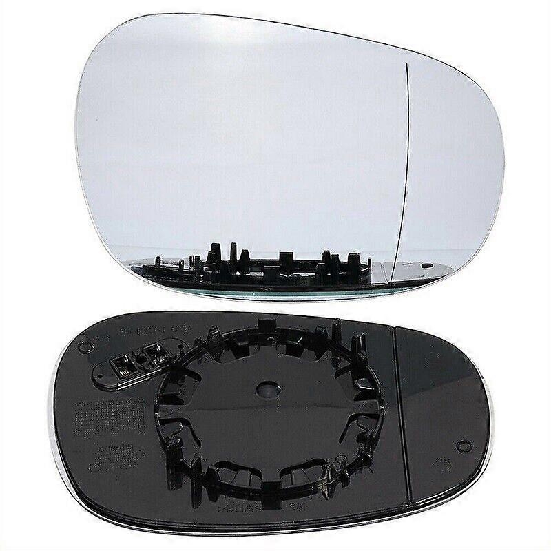 Right White Heated Side Wind Mirror Glass For BMW E81 E88 E90 E91 E92 2009-2012