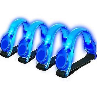 4pcs Adjustable Led Light Up Armband For Running Cycling Exercising