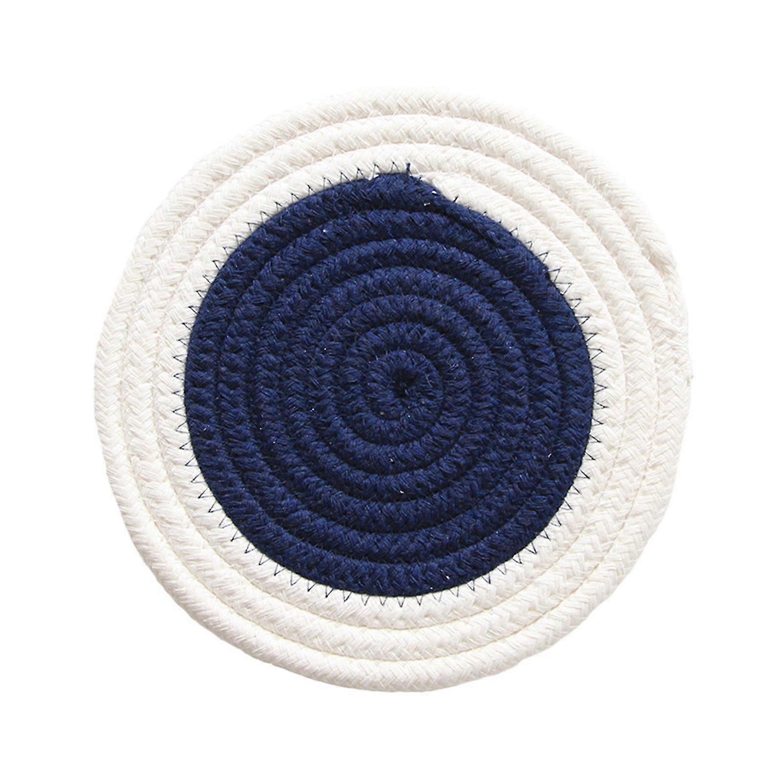 Cotton String Handmade Placemats Heat-Resistant Coasters for Coffee Table